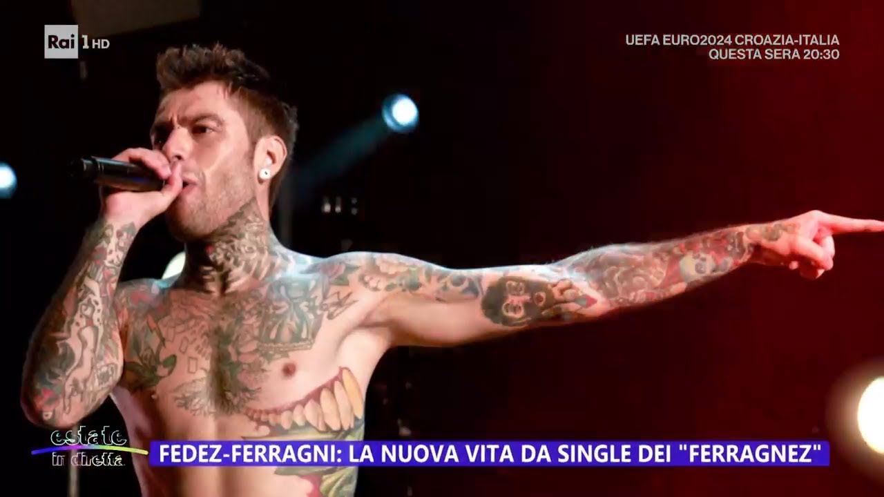 Fedez-Ferragni: la vita da single dei "Ferragnez" - Estate in diretta 24/06/2024