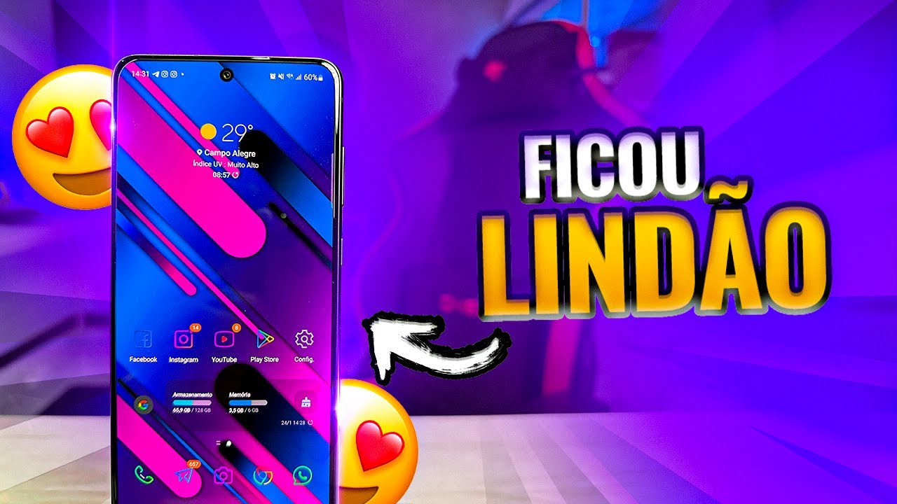 Deixei meu GALAXY S20 FE LINDÃO! [Faça Customização dos SONHOS no GALAXY]