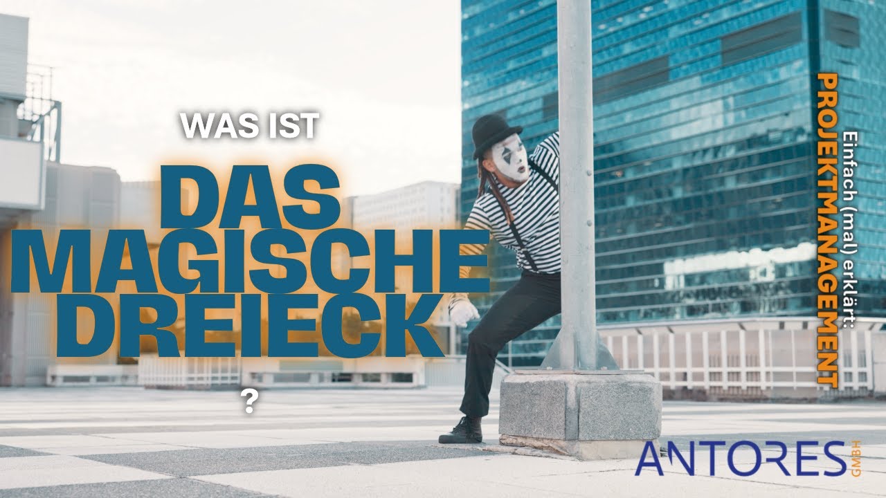 Wir betrachten das sog. „MAGISCHE DREIECK“ im Projektmanagement.