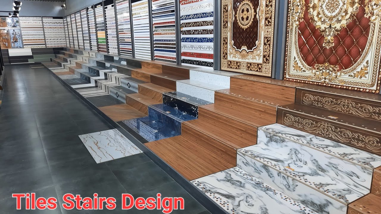 100+ Tiles Staircase Design | New Stairs Design 2022 | Morbi Tiles Design With Price | Tiles Display