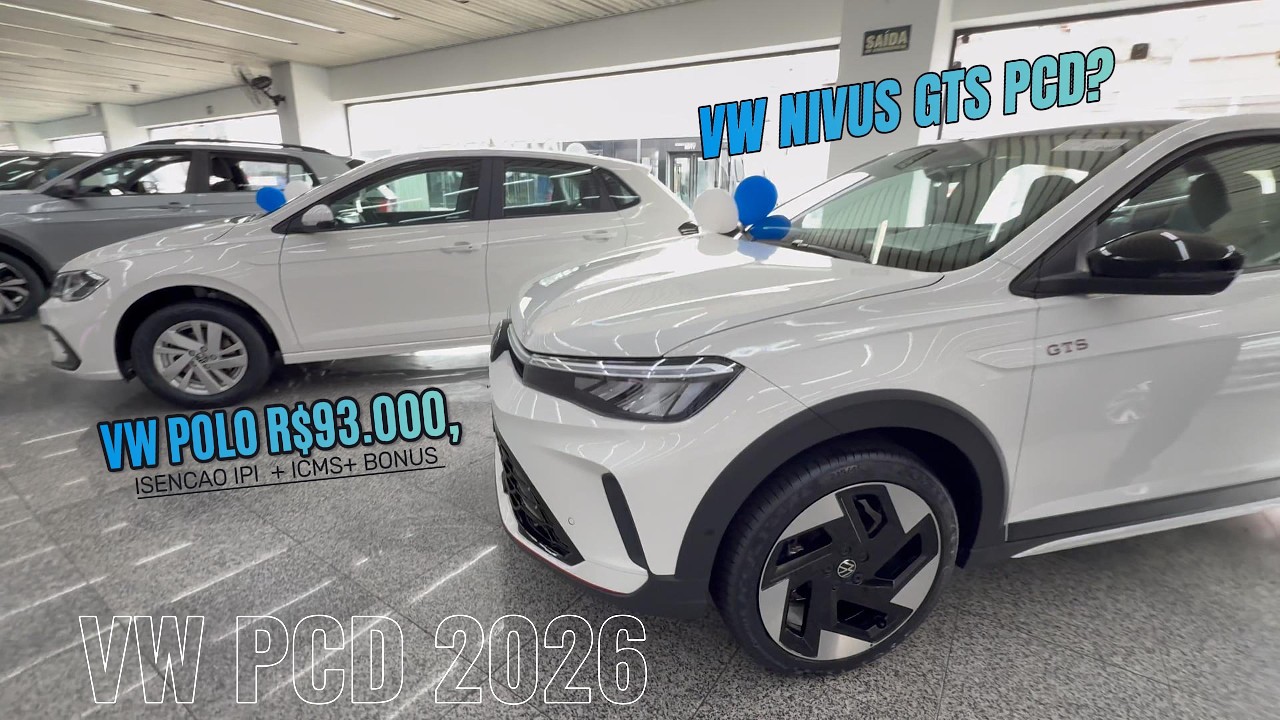 VW PCD 2026 DE POLO TSI A VIRTUS GTS 4K