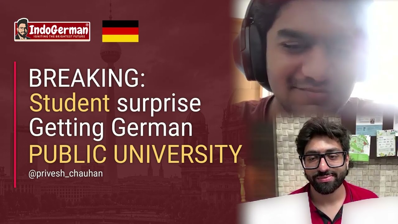 BREAKING: Germany Admission REJECTED... Then THIS Happened 🇩🇪😱 (Indian Student's Real Story)