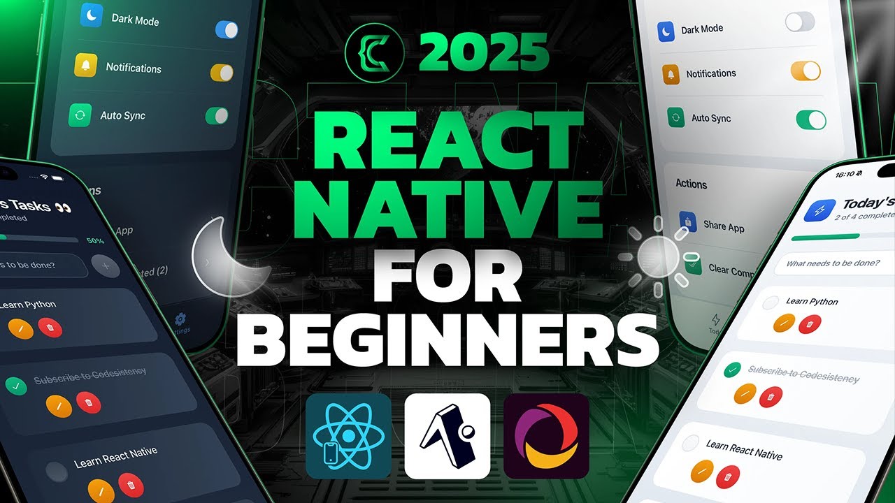 React Native for Absolute Beginners 👶  - Full Course 2025