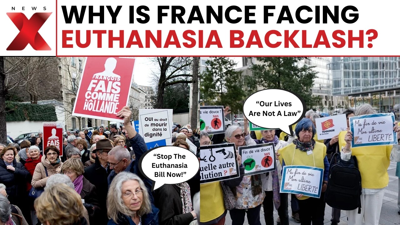 Paris Street Protest: Activists Erupt Over Controversial Euthanasia Bill | NewsX