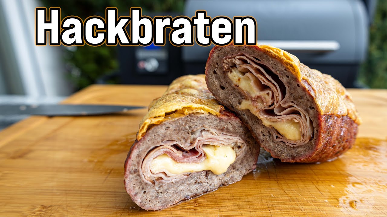 Hackbraten Cordon Bleu | Hackbraten Rezept im Grill | #bbqschwabe