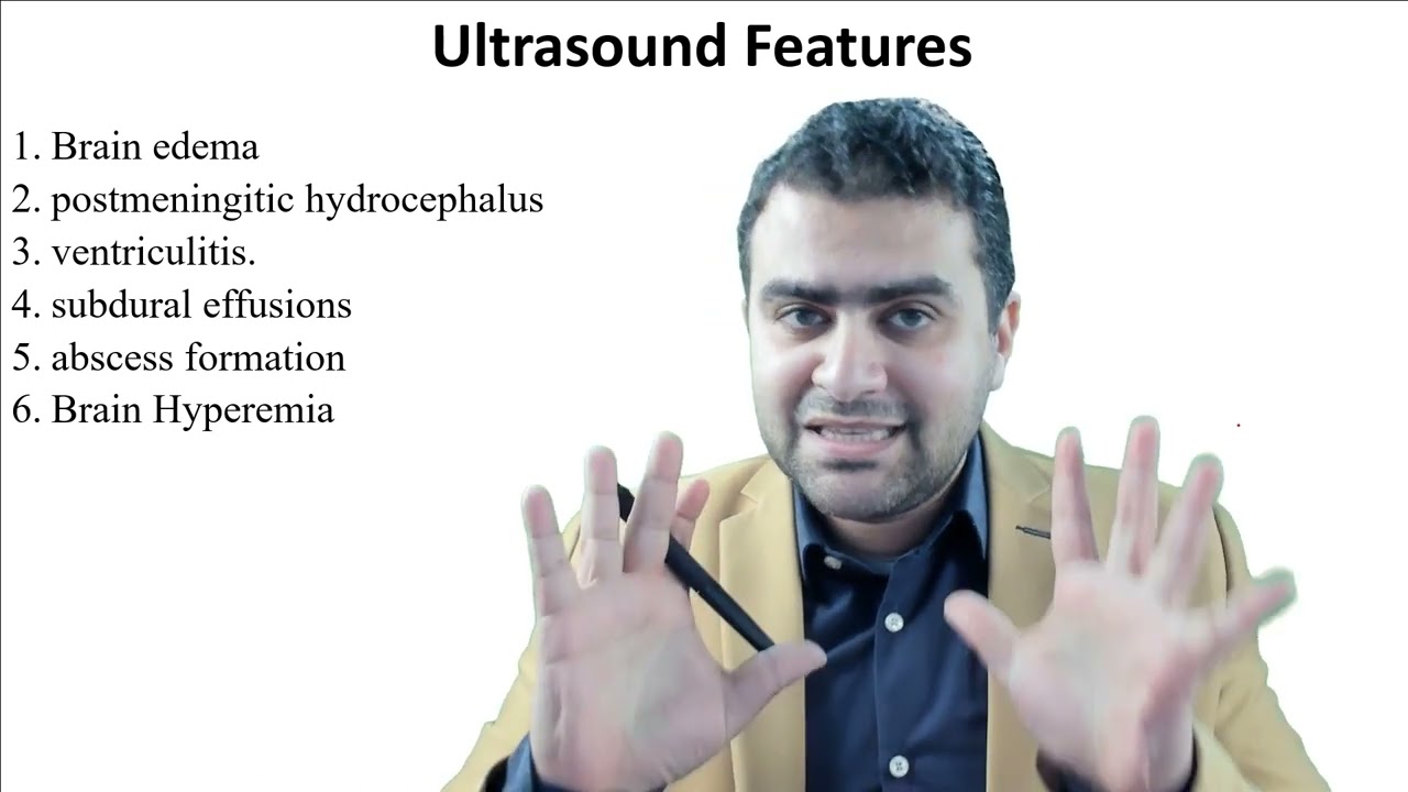 Radiology case (6) : Neonatal Meningeo-encephalitis ultrasound :: Dr.Mohamed Soliman
