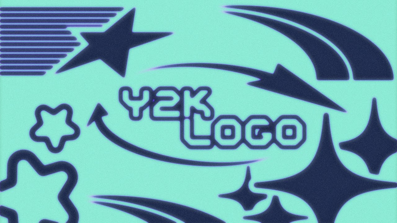 ✨ Y2K Logo Tutorial for Beginners ✨