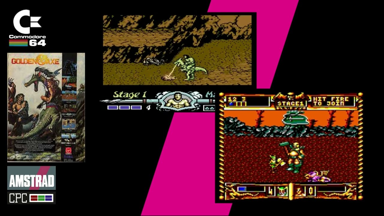 CPC C64 Golden Axe music remake v3