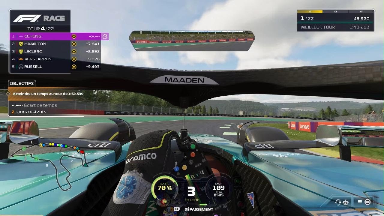 F1 25 #16 carrière Koto GP Belgique