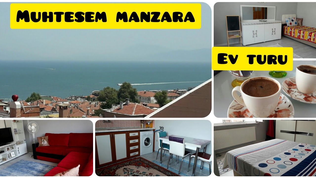 🏠 #EVTURU ❎ MUHTEŞEM #DENİZMANZARALI TERAS ❎ #2+1EVTURU ❎ VLOG