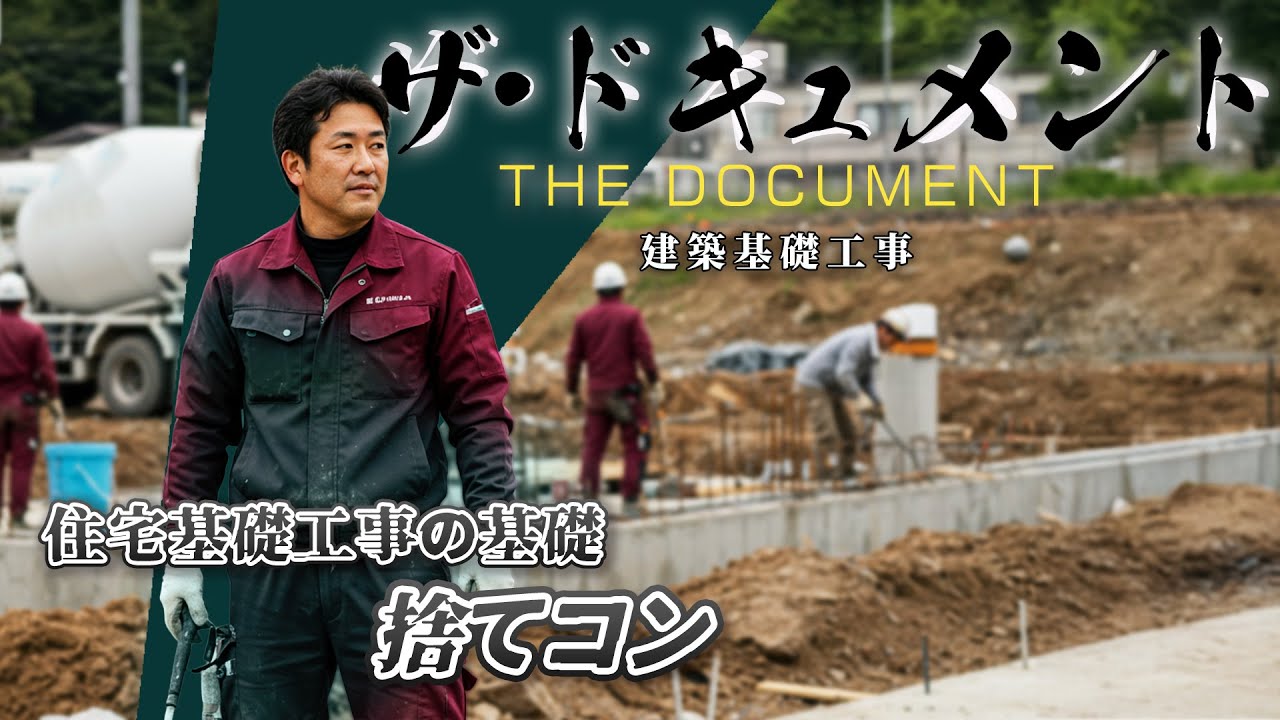 【密着】現場のリアル！住宅基礎工事の捨てコンに1日密着‼【住宅基礎工事ならマスダ建設・求人募集中】