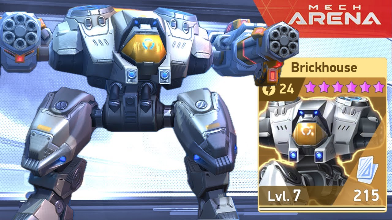 Can Anything Survive Brickhouse + Minigun? Prepare for Total Carnage! 🔫💥 Mech Arena