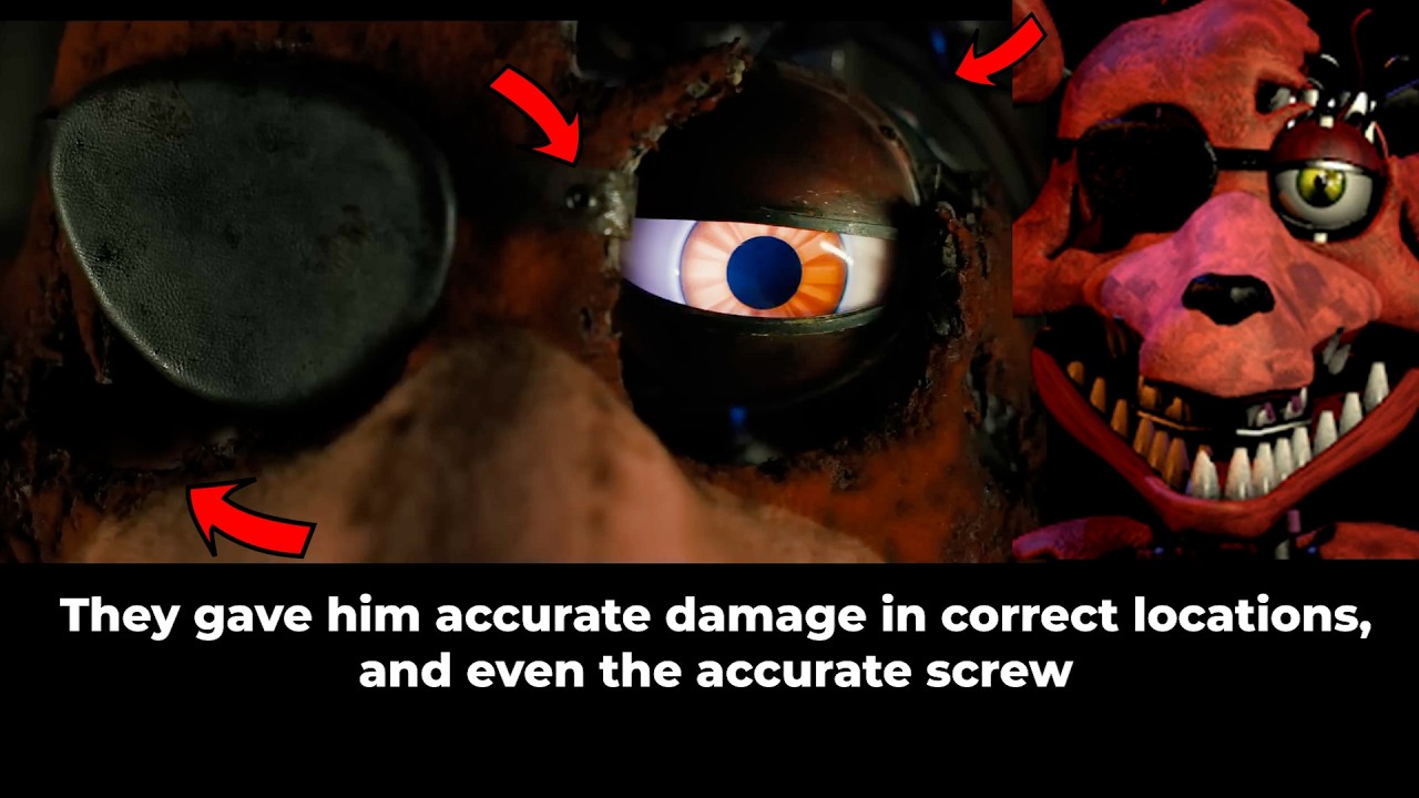 Comparing FNAF 2 Trailer Animatronics vs Game Animatronics