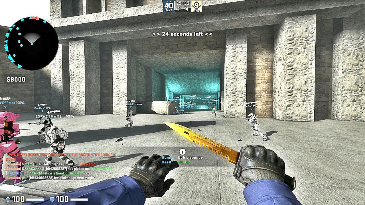 CS:GO · Zombie Escape Mod: ze_forsaken_temple_v3_b4