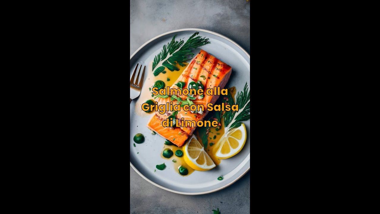 Salmone alla Griglia con Salsa di Limone