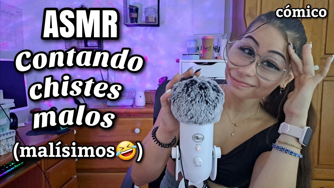 ASMR CONTADO CHISTES MALOS😎 #2/ No te rías challenge😂(GRACIOSO) ASMR en español para dormir-Pandasmr