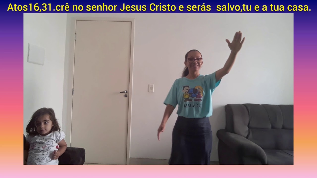 Tia yasmim: coreografia infantil- missionariozinho(3Palavrinhas)