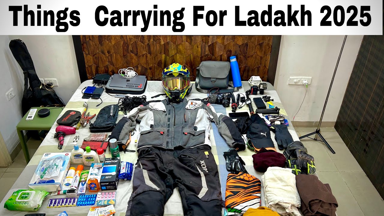 Must Pack Things For Ladakh Bike Ride 2025 | Ladakh Bike Ride 2025 @GoRiders