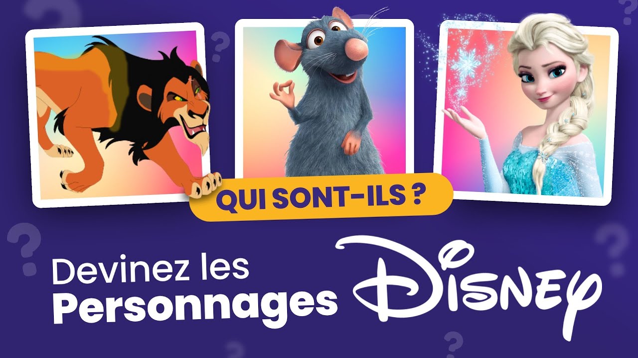 QUIZ Disney : Identifiez 80 Personnages Disney en moins de 5 secondes #1