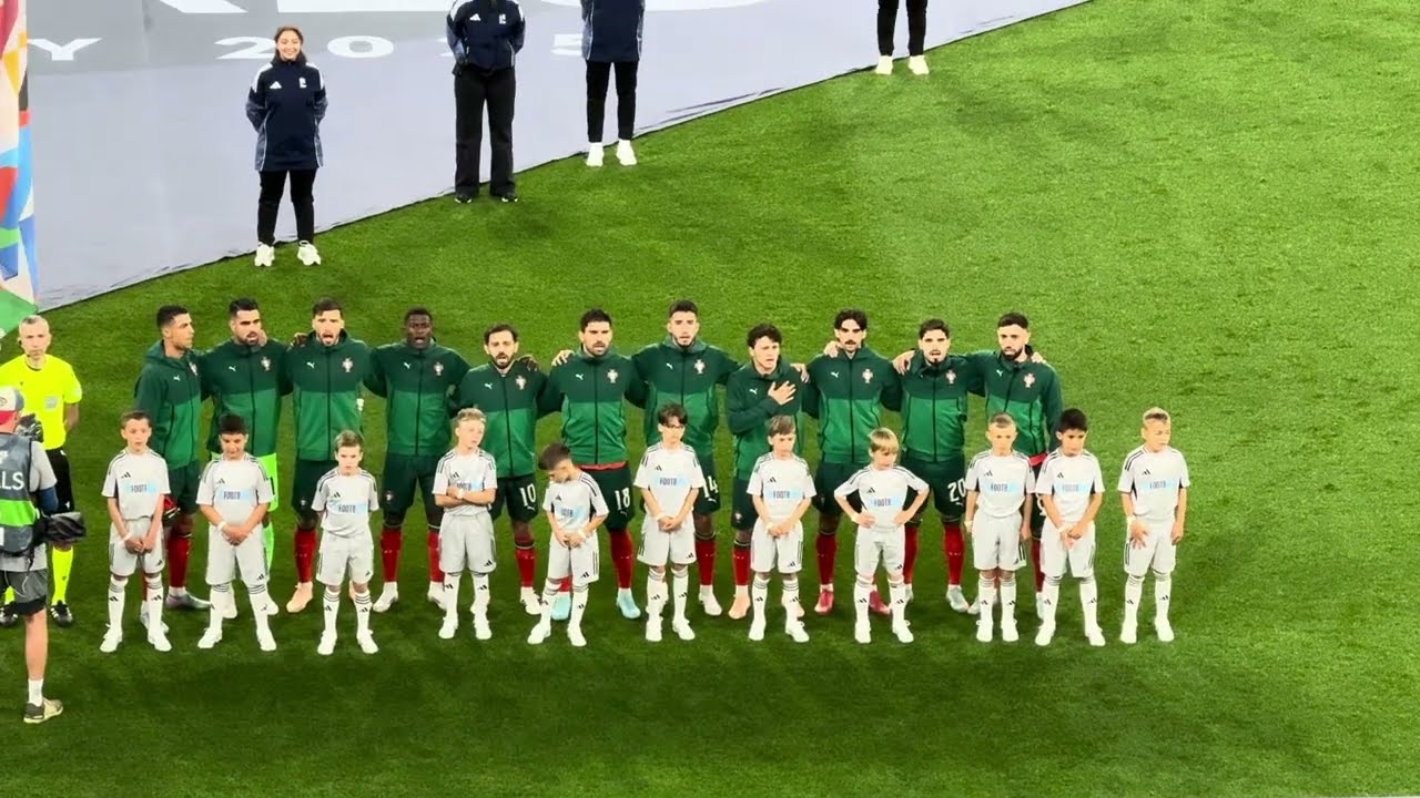 Portuguese national anthem 🇵🇹 Germany - Portugal 🇩🇪🇵🇹 Nations League Semifinal 2025 Munich