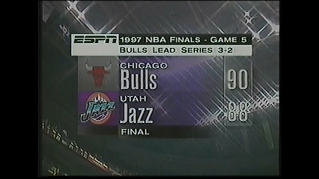 NBA Finales 1997: Utah Jazz VS Chicago Bulls - 5to Partido (ESPN Latinoamérica)