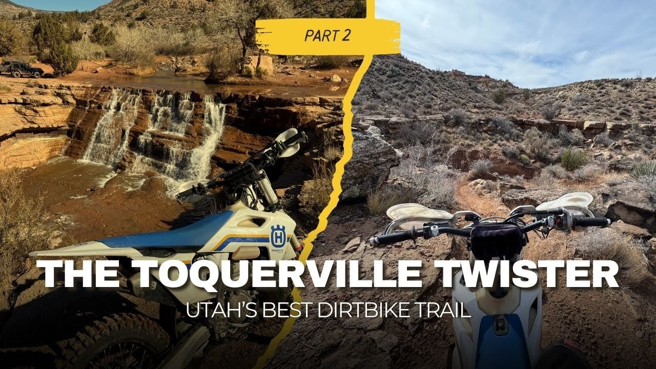 The Toquerville Twister - Utah's Best Dirtbike Trail 2025 Part 2