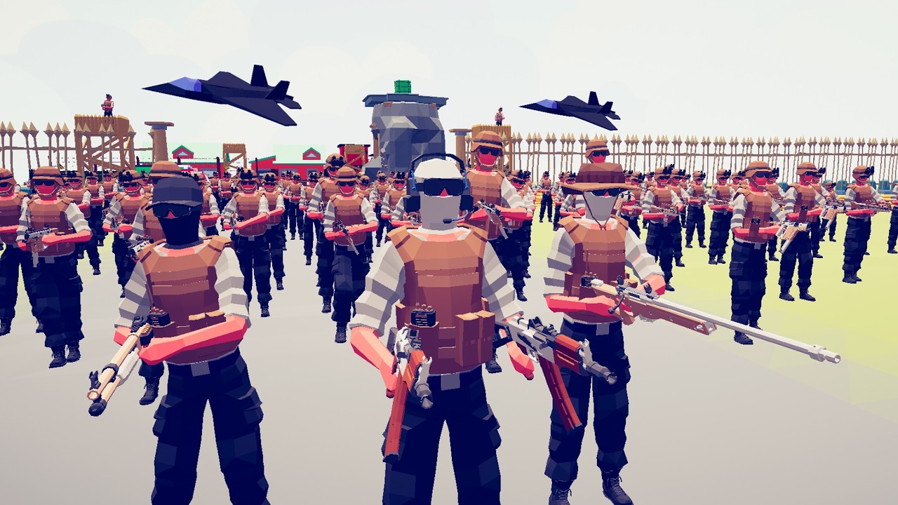 CAN 200x SPECIAL FORCES CAPTURE ARMY BASE? - Totally Accurate Battle Simulator TABS