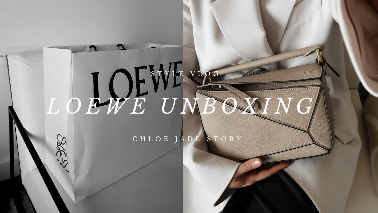 UNBOXING MY LOEWE PUZZLE BAG || LUXURY STORY TIME + PACKAGING REVEAL
