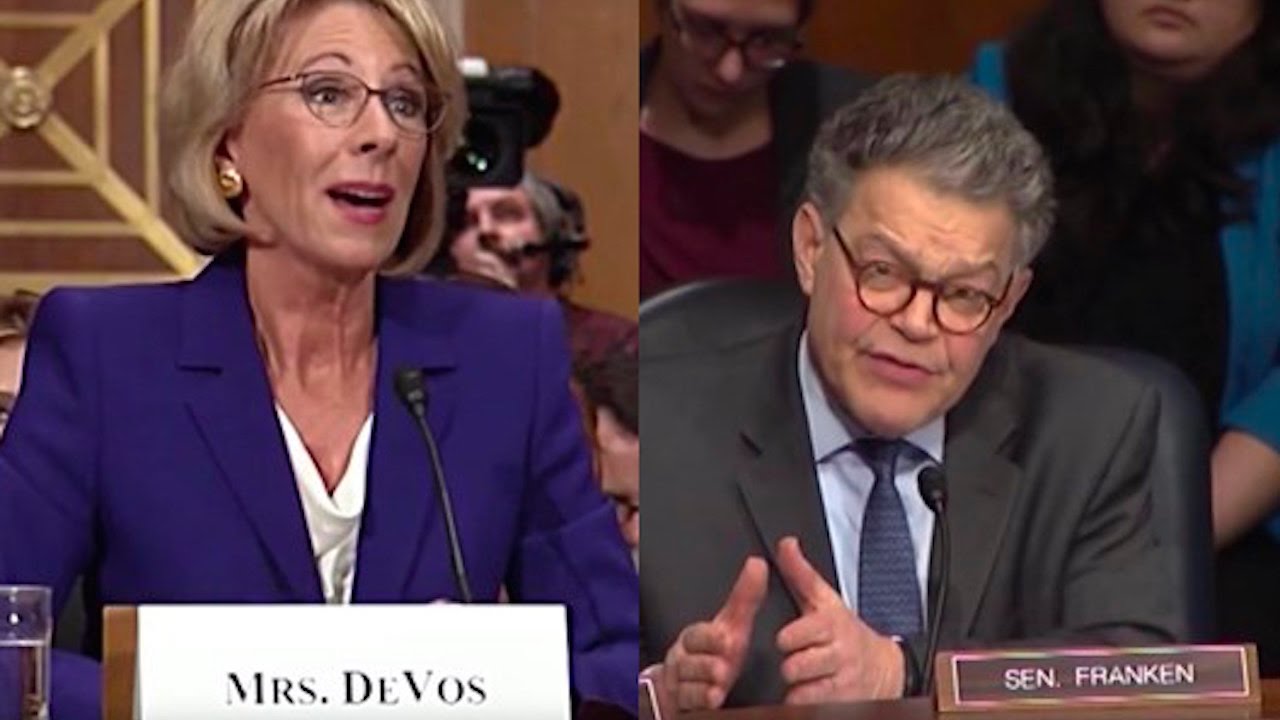 Al Franken Embarrasses Trump's Education Pick
