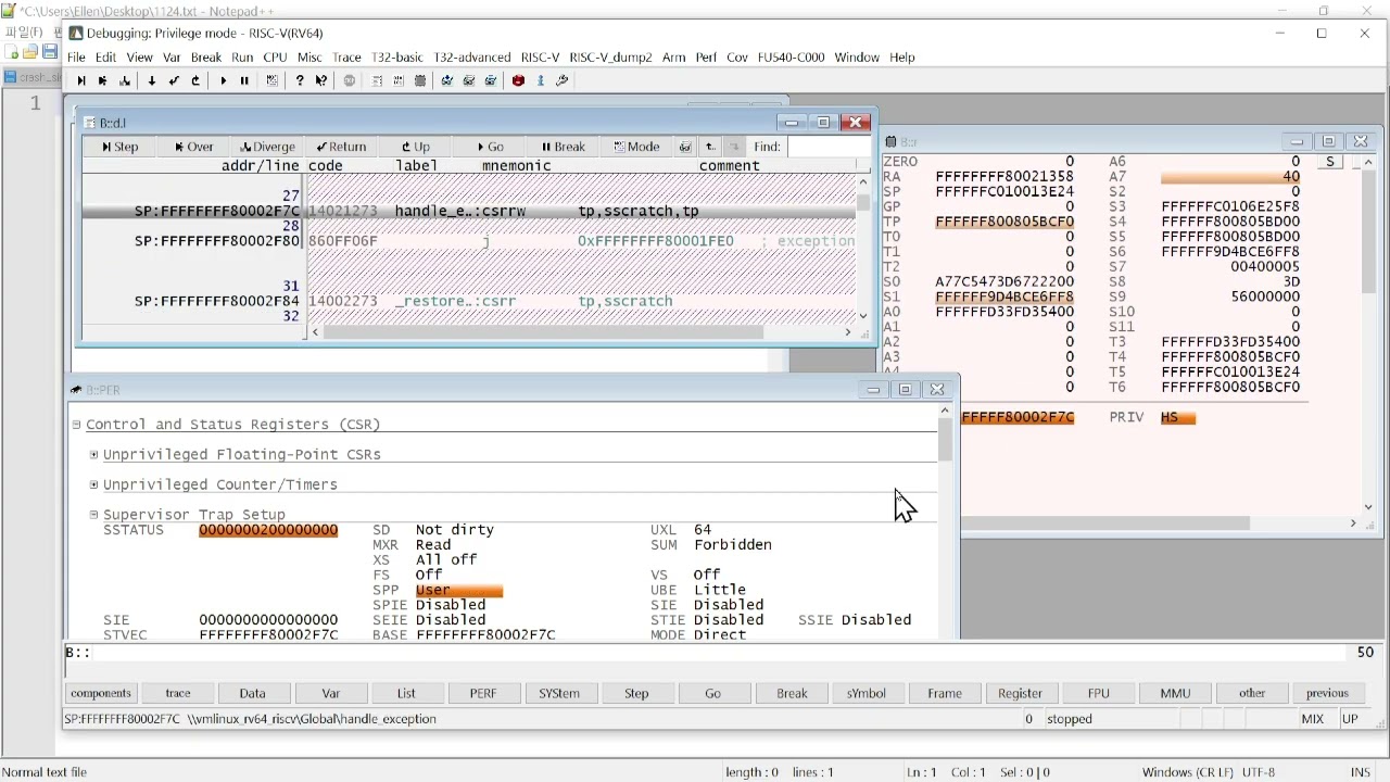 [RISC-V] Debugging sstatus.spp: User Mode → Supervisor Mode