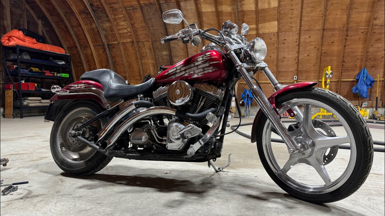 Softail Deuce Part 1: West Coast Choppers Hellbent Exhaust
