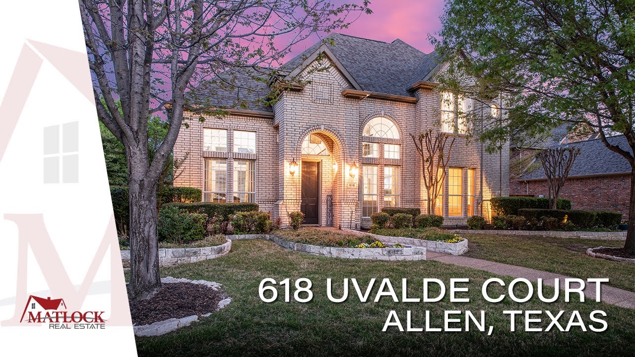 618 Uvalde Court, Allen, Texas - A Beautiful Custom Estate In Allen, Texas - Shot in Stunning 4K!!