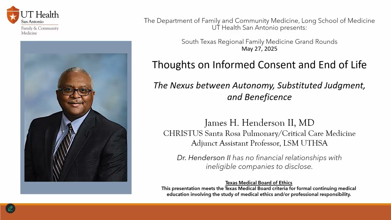 TAFP: Thoughts on Informed Consent & End of Life