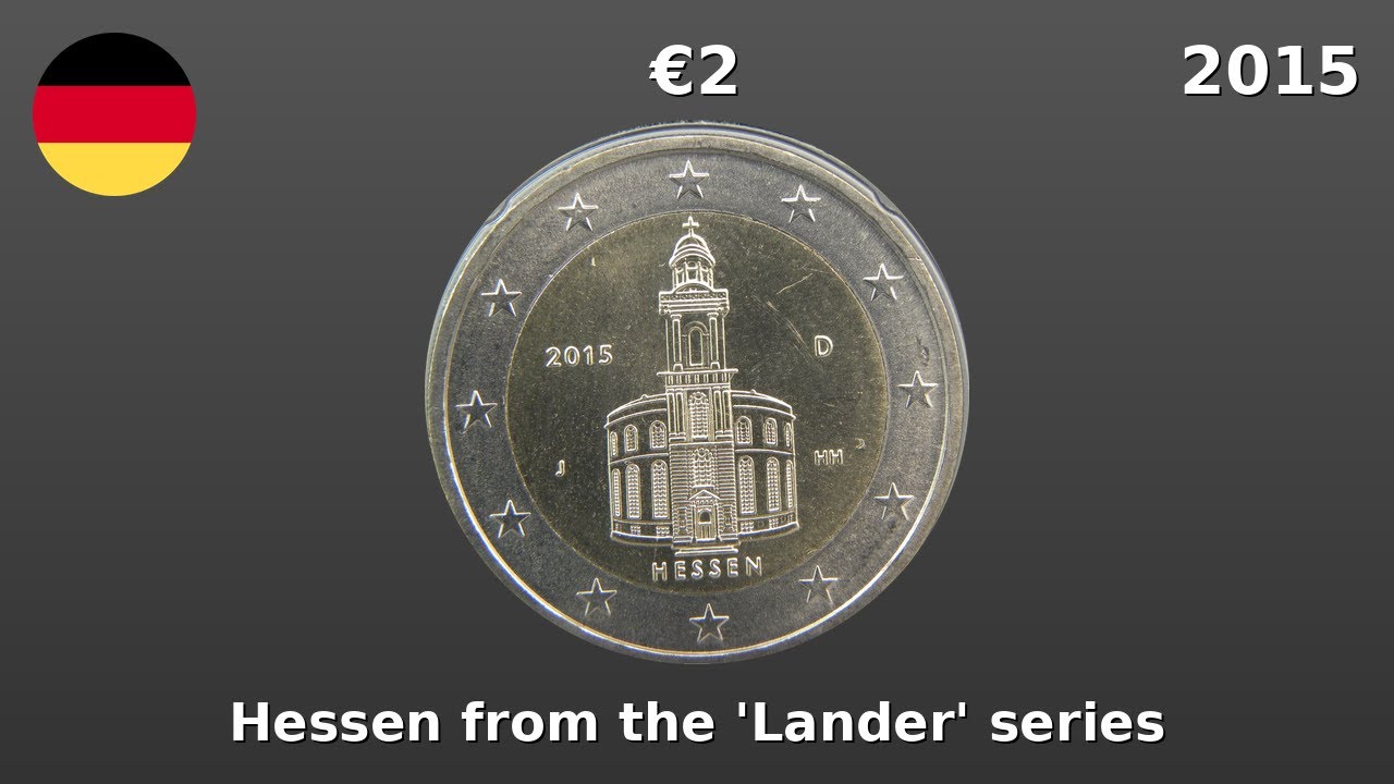 Germany 2015  - 2 Euro Coin - Hessen from the 'Lander' series (J)