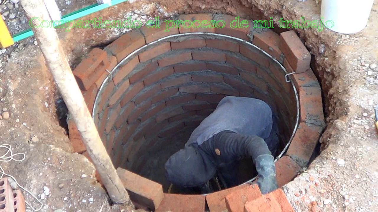 Enterrar tanque de agua.  procedimiento