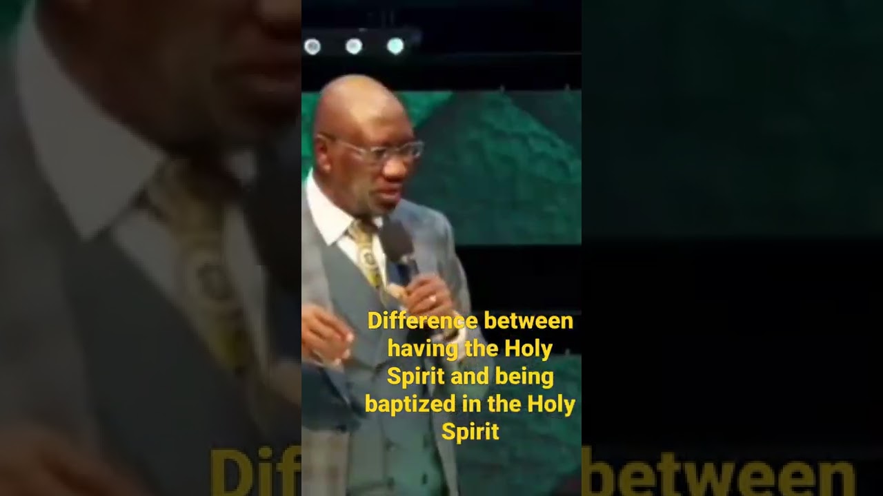 Difference between having being baptized in the Holy Spirit || Dr John Akpami @ IEC 2020