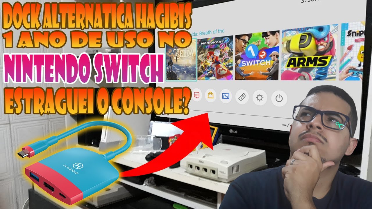 O Veredicto Após 1 ANO DE USO | Dock Hagibis para Nintendo Switch