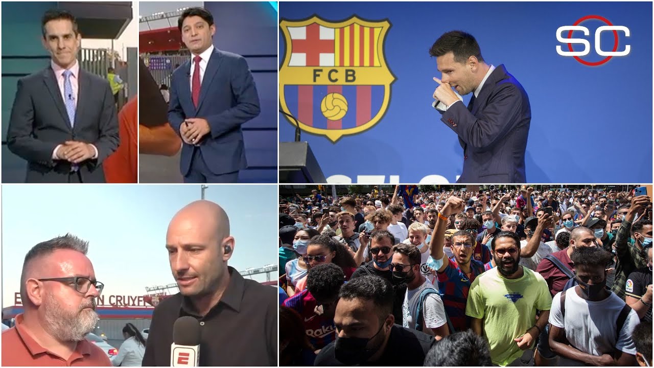 TODOS LLORAN A LIONEL MESSI Así reaccionaron los aficionados tras la rueda de prensa | SportsCenter