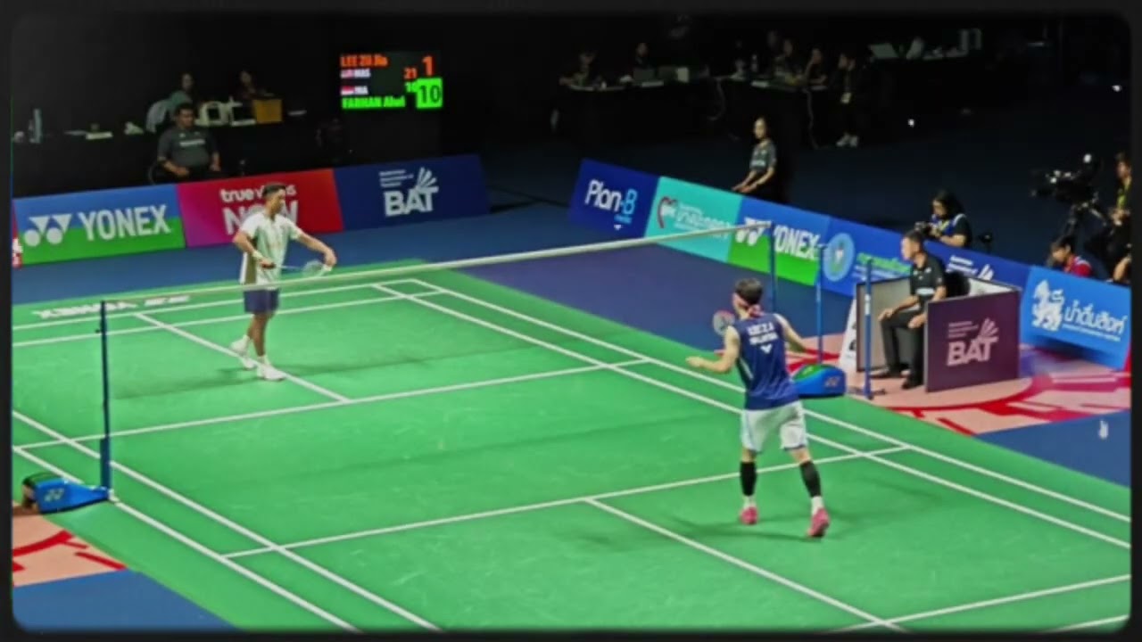  LEE ZII JIA (Malaysia) [4] VS ALWI FARHAN (Indonesia) [2] Highlights - Men's Singles Quarterfinal.