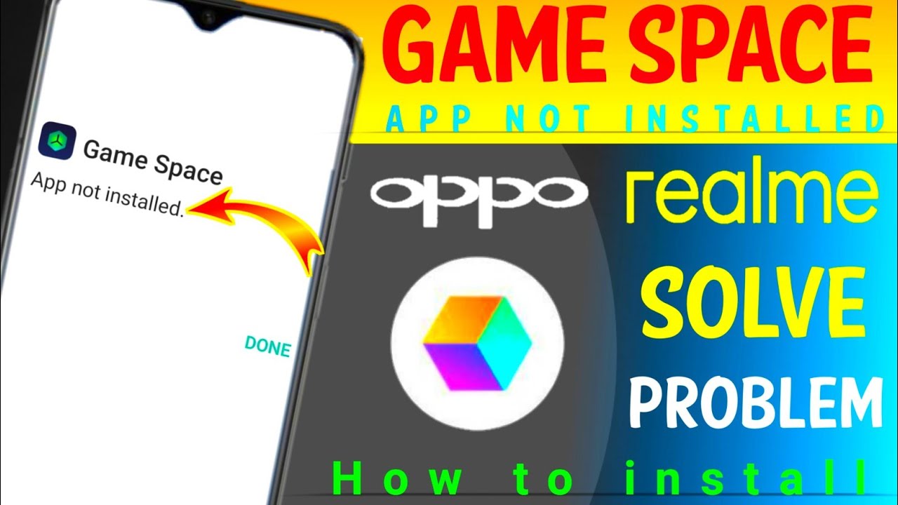 How to Oppo Realme Game space not installed problem Solve !! kaise Update kare.. game space
