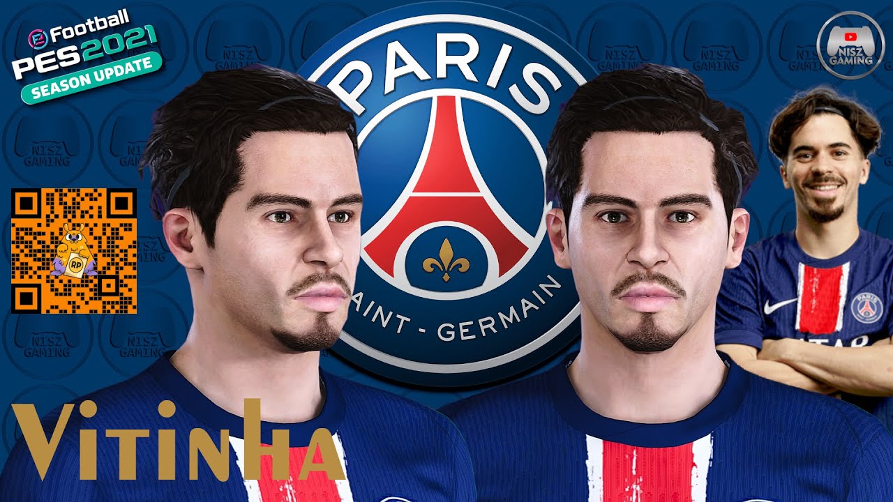 Витинья 🇵🇹 PES Face Editor PSG Face Build [PES 2021] [PES 2020]