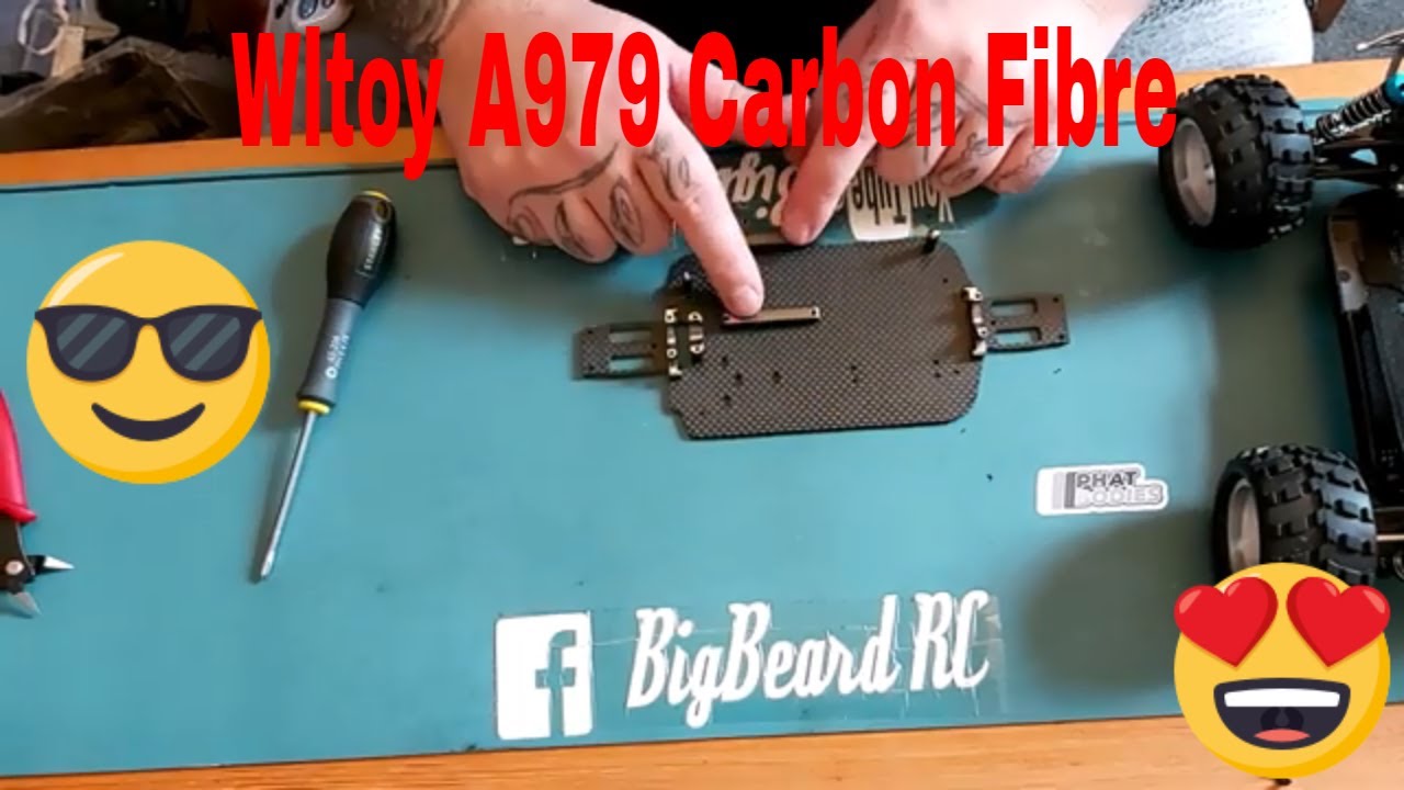 Wltoys A979 Carbon Fibre Chassis Install