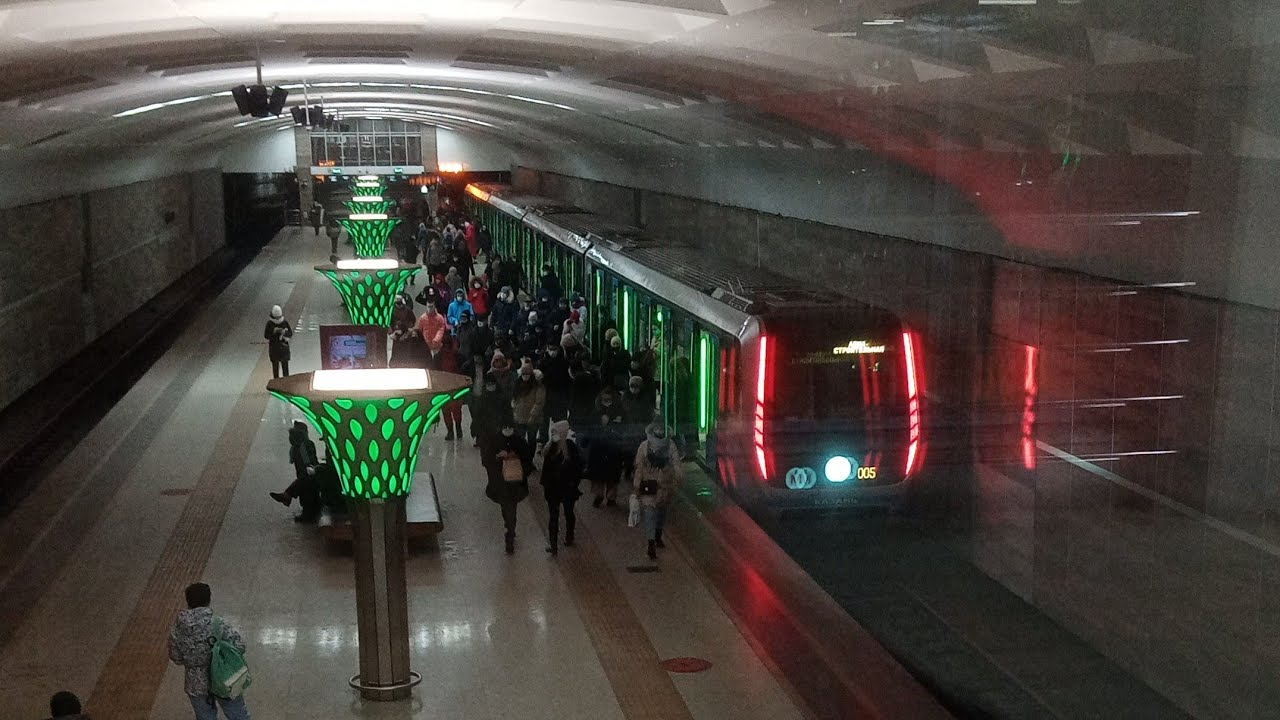 Поездка в казанском метро 5 часть 18.06.2021 #elevator#метрополитеныроссии
