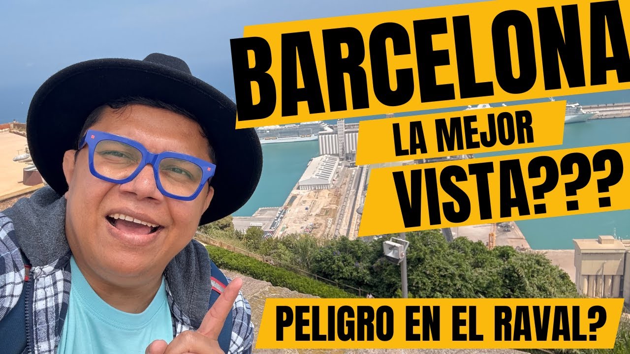 Barcelona desde las alturas y La mejor comida Turca en El Raval 🥙🚠🚇