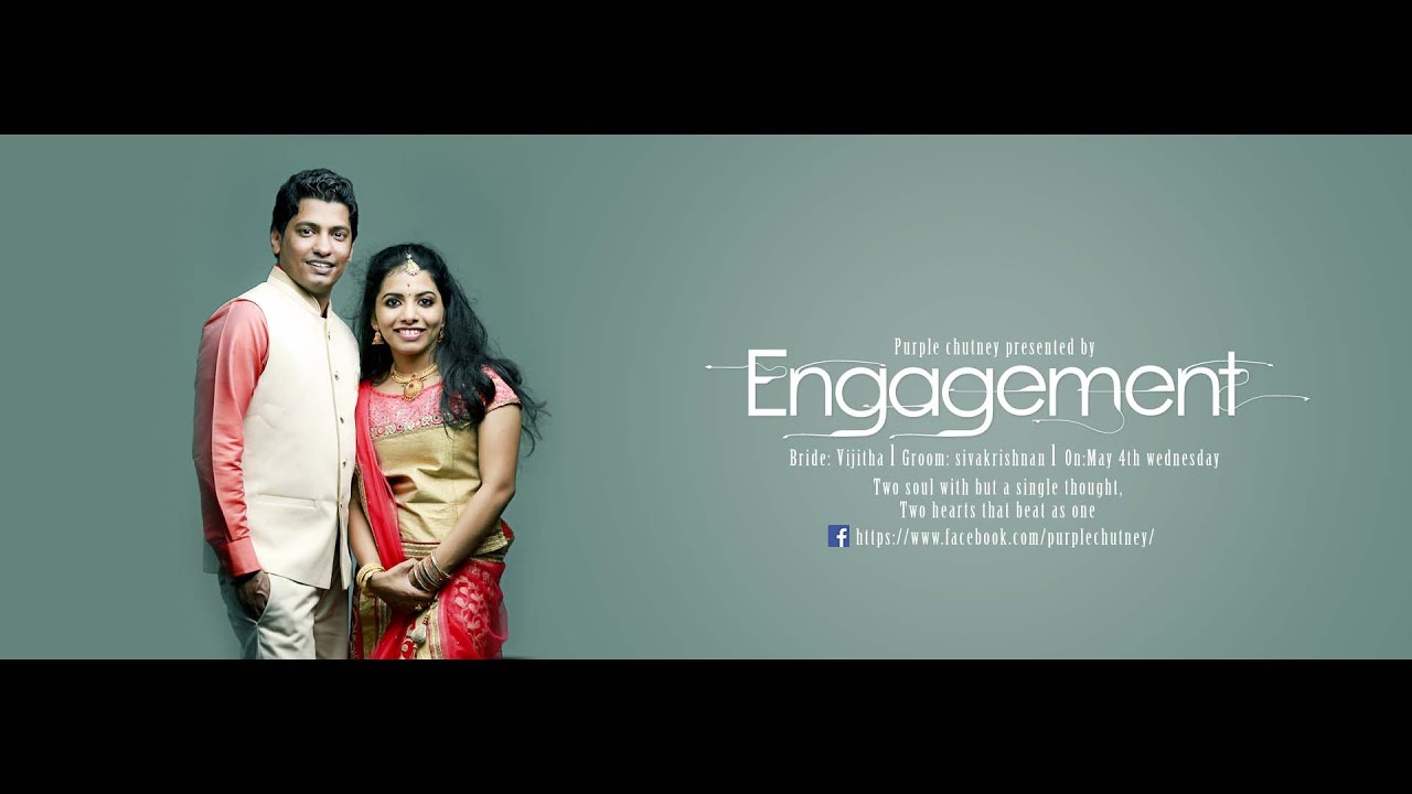 Vijitha & Sivakrishnan | Kerala Engagement Teaser | Purple Chutney