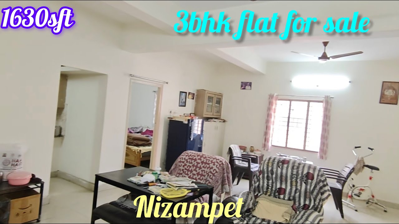 3bhk flat for sale || 1630SFT || IN #kukatpally #jntu #nizampet @Dp Homes