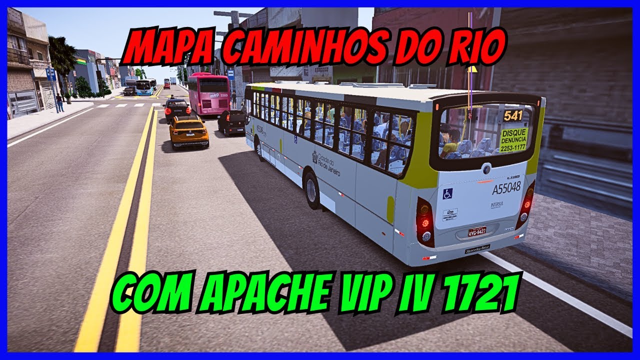 🔴Gameplay Mapa Caminhos do Rio | Linha 541 | Proton Bus Simulator | Mods | PBSU | Jogo de Ônibus