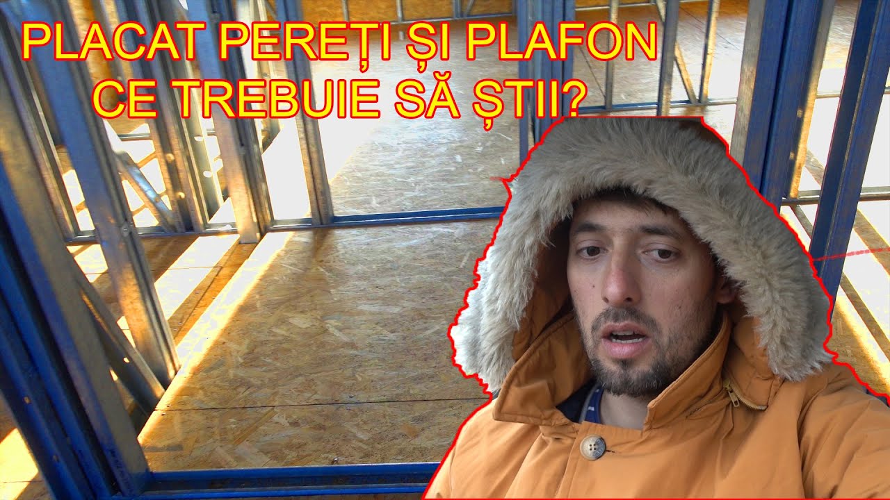 Cum am facut plafonul casei pe structura metalica?