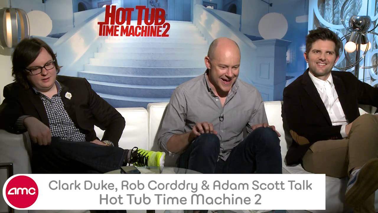 Clark Duke, Rob Corddry, & Adam Scott Talk HOT TUB TIME MACHINE 2