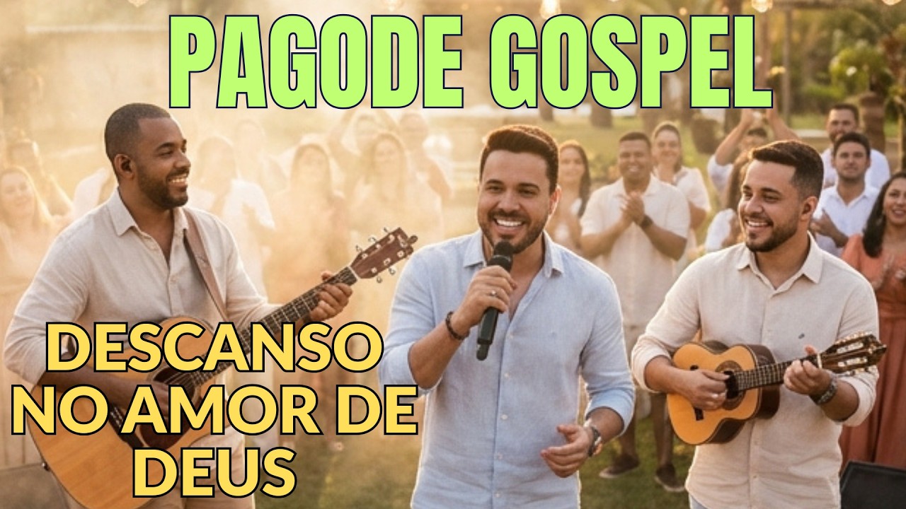 DESCANSO NO AMOR DE DEUS 🔥 Pagode Gospel 2026 (M&uacute;sica Completa)